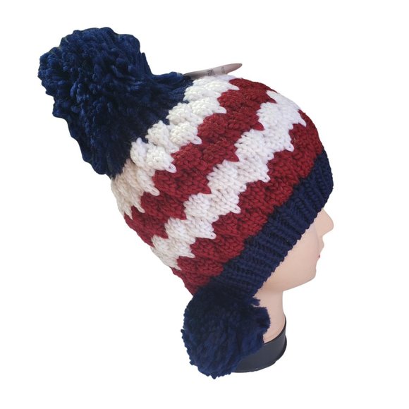 3 Hats For $15 Winter Clearance Knitted PomPom Ear Flap Warm Beanie Multicolor - Picture 13 of 16